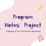 Music Program Notes Project