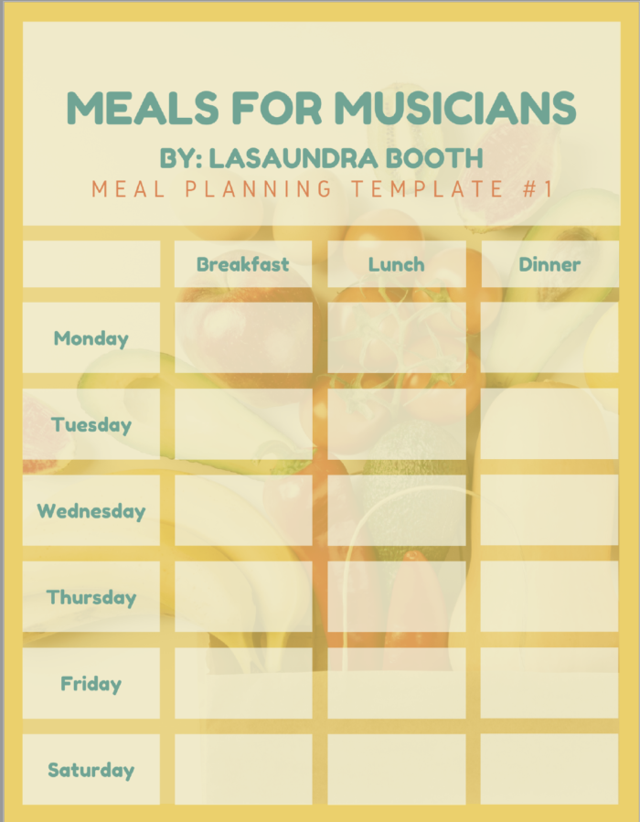 Meals for Musicians