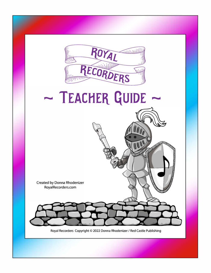 Royal Recorders - Teacher Guide cover -2022 - Front cover
