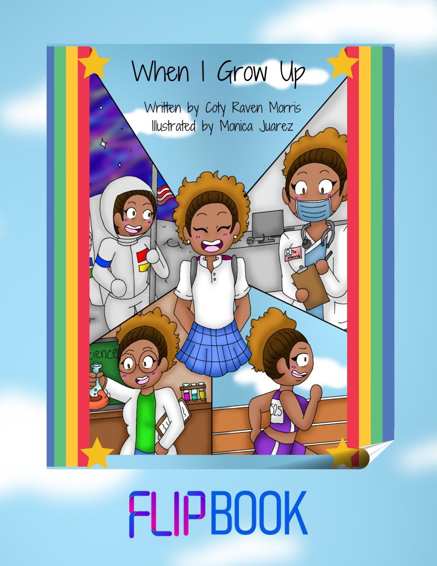 When I Grow Up flip book cover