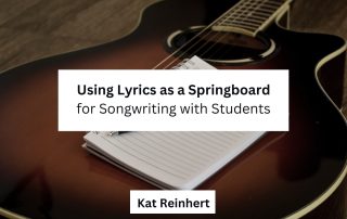 Using songwriting