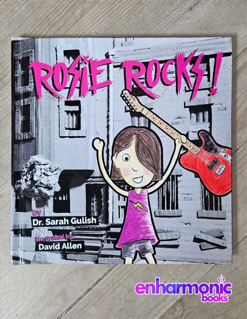Rosie Rocks Childrens book hardback cover